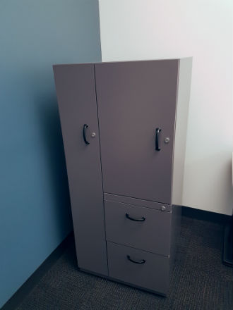 STEELCASE COMBINATION STORAGE TOWERS