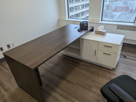 L SHAPE DESK UNITS 