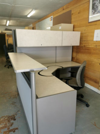 Reception panel workstation 6x6